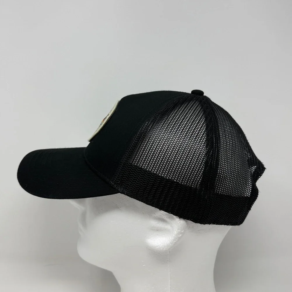 American Needle Pink Floyd Dark Side of the Moon Black Mesh Trucker Hat Snapback